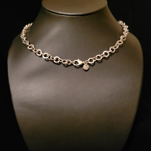 Estate LOFT Lucite & Rhinestone Long Necklace - Picture 4 of 5